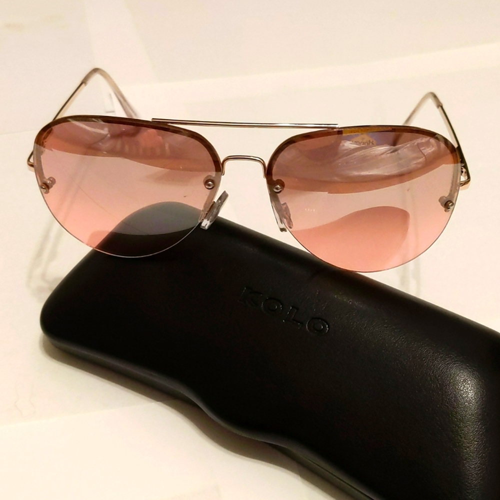 Kolo Aviators with pink lenses